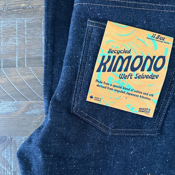 Naked & Famous Super Guy - Recycled Kimono Weft Selvedge Jeans - Picture 5 of 9
